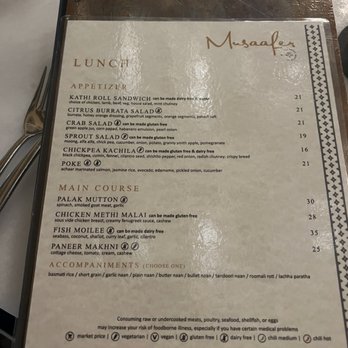 Musaafer - Indian Near Me - Houston, Texas