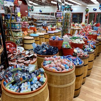 CandyLand - 02.16.20 barrels of candies - Candy Stores Near Me - Monterey, California