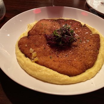 Lola - Chicken schnitzel with lemon mashed potato - Mediterranean Near Me - Great Neck, New York Lola - Chicken schnitzel with lemon mashed potato - Mediterranean Near Me - Great Neck, New York