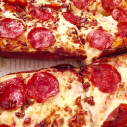 Little Caesars Pizza - Bacon-wrapped crust deep dish pizza!
