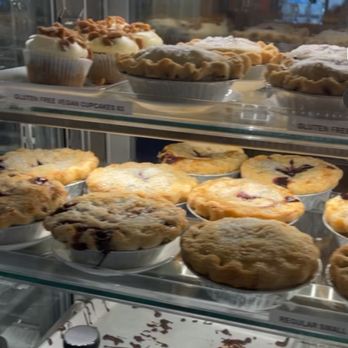 At Sara's Table Chester Creek Cafe - Dessert case with Pies and other goodies - New American Near Me - Duluth, Minnesota