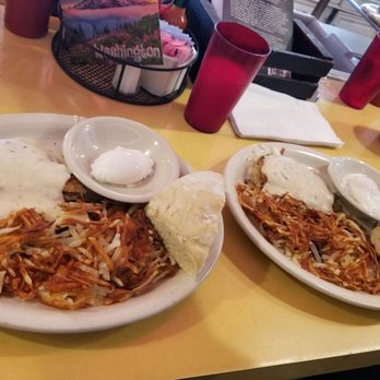 Twede's Cafe - Country fried steak n eggs spilt! 13.50 for two. - American Near Me - North Bend, Washington
