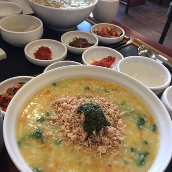 Bonjuk - Salmon porridge - Korean Near Me - Flushing, New York Bonjuk - Salmon porridge - Korean Near Me - Flushing, New York