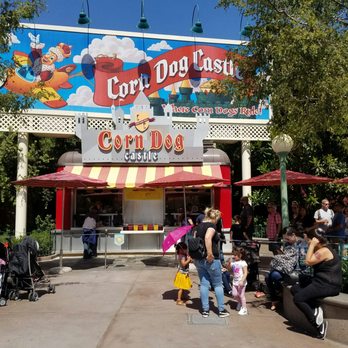 Corn Dog Castle - Our favorite guilty pleasure. I bring Gulden packets for a heightened experience. - Hot Dogs Near Me - Anaheim, California Corn Dog Castle - Our favorite guilty pleasure. I bring Gulden packets for a heightened experience. - Hot Dogs Near Me - Anaheim, California