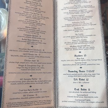 The Mountaineering Club - Menu - Cocktail Bars Near Me - Seattle, Washington The Mountaineering Club - Menu - Cocktail Bars Near Me - Seattle, Washington