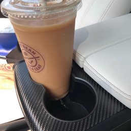 X large black tea with cream and sugar X large black tea with cream and sugar