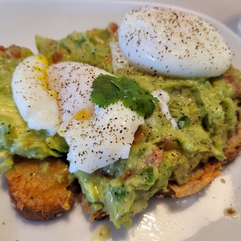 Butter Smith - This. Avocado toast with poached Eggs! Mmmm mmm. - American Near Me - El Paso, Texas