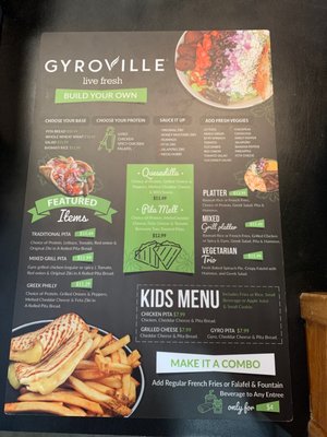Menu photo 1 Gyroville Doral, FL Menu photo 1 Gyroville Doral, FL