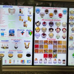 Trailside Treats Creamery - Extensive menu