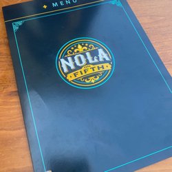 NOLA on 5th - Menu