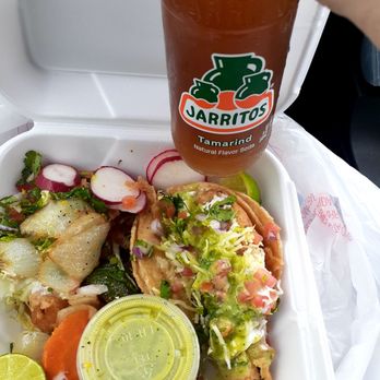 Rafa's - 2 fish tacos and tamarindo drink - Mexican Near Me - Gardena, California Rafa's - 2 fish tacos and tamarindo drink - Mexican Near Me - Gardena, California