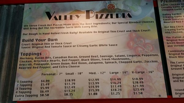 Menu photo 4 Valley Pizzeria Hollister, CA Menu photo 4 Valley Pizzeria Hollister, CA
