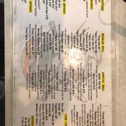 The menu The menu