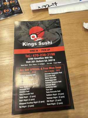 Menu photo 8 Kings Sushi Buford, GA