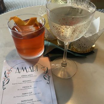 Amari - Negroni and a strawberry - Cocktail Bars Near Me - Reno, Nevada