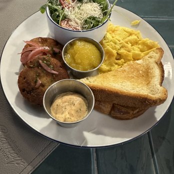 Breakfast At Barneys - Salmon croquettes - Breakfast & Brunch Near Me - Atlanta, Georgia Breakfast At Barneys - Salmon croquettes - Breakfast & Brunch Near Me - Atlanta, Georgia