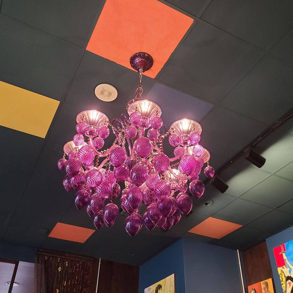 Love the chandeliers!