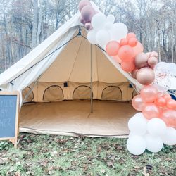 Glamp It Up Sleepover Parties & Rentals - 16.5' Bell Tent Rental