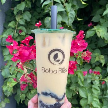 Boba Bliss - King oolong milk tea with grass jelly - Bubble Tea Near Me - Dublin, California Boba Bliss - King oolong milk tea with grass jelly - Bubble Tea Near Me - Dublin, California