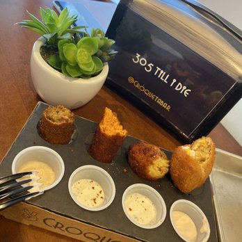 Dos Croquetas - Croquetta flight for the win!! - Bakeries Near Me - Miami, Florida Dos Croquetas - Croquetta flight for the win!! - Bakeries Near Me - Miami, Florida