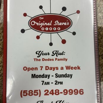 The Original Steve's Diner - Breakfast & Brunch Near Me - Rochester, New York