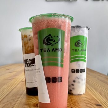Tea Amo - Tiger brown sugar. Taro storm. Watermelon Green Tea. - Bubble Tea Near Me - Manteca, California Tea Amo - Tiger brown sugar. Taro storm. Watermelon Green Tea. - Bubble Tea Near Me - Manteca, California