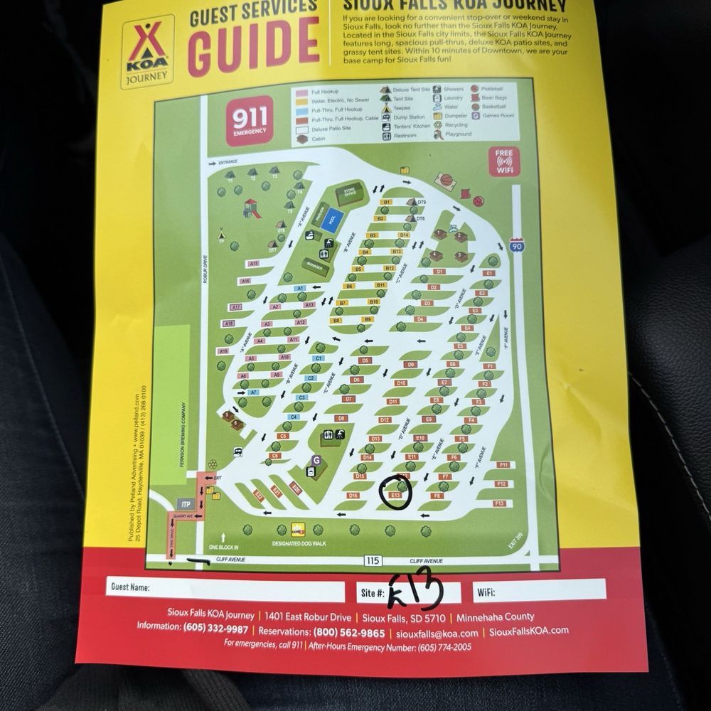 Sioux Falls KOA - RV Parks Near Me - Sioux Falls, South Dakota Sioux Falls KOA - RV Parks Near Me - Sioux Falls, South Dakota