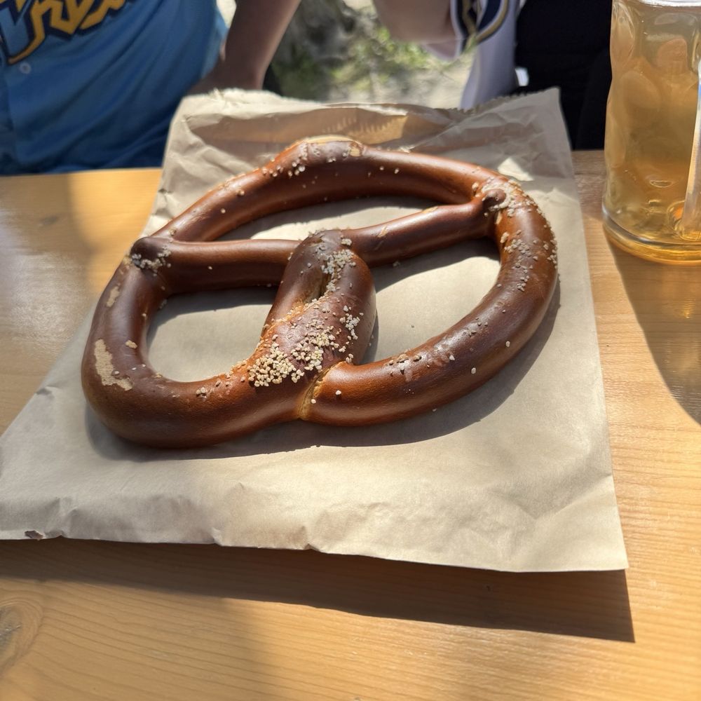 Estabrook Beer Garden - $10 pretzel was appetizing - Beer Gardens Near Me - Milwaukee, Wisconsin Estabrook Beer Garden - $10 pretzel was appetizing - Beer Gardens Near Me - Milwaukee, Wisconsin