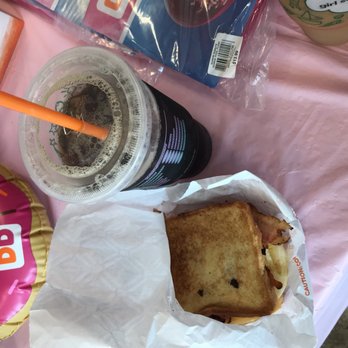 Dunkin' - Texas toast sandwich (not great) - Donuts Near Me - Kissimmee, Florida Dunkin' - Texas toast sandwich (not great) - Donuts Near Me - Kissimmee, Florida