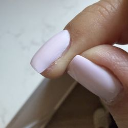 Rashen Nails - Top coat not applied evenly