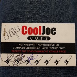 Cool Joe Cuts - Get seven haircuts and the 7th is half off