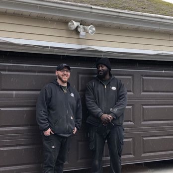 Precision Door Service - My Precision Garage Doors install team and my new door. - Garage Door Services Near Me - South Windsor, Connecticut Precision Door Service - My Precision Garage Doors install team and my new door. - Garage Door Services Near Me - South Windsor, Connecticut