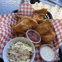 Fish and chips plate Fish and chips plate