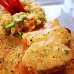 Dudu Camargo Bar & Restaurante - Hadock com risoto de mascarpone e aspargos