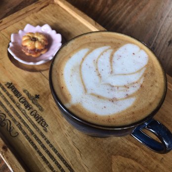 Aroma Craft Coffee - Sea salt caramel latte.. so good! - Coffee Roasteries Near Me - Walnut, California