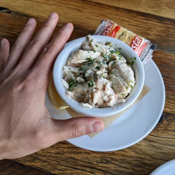 The Pearl - Dressed blue colossal crab which was $26. But for this portion size it shoulda been called miniscule crab - New American Near Me - Dublin, Ohio The Pearl - Dressed blue colossal crab which was $26. But for this portion size it shoulda been called miniscule crab - New American Near Me - Dublin, Ohio