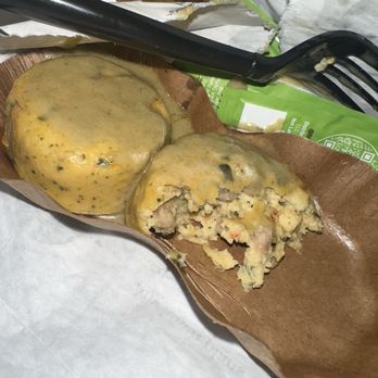 Starbucks - Italian sausage egg bites with Jalapeno Lime hot sauce - Coffee & Tea Near Me - San Diego, California