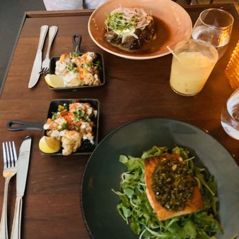 Grinder - Salmon and braised beef entrees with two sides of the daily vegetable. - Steakhouses Near Me - Montreal, Quebec