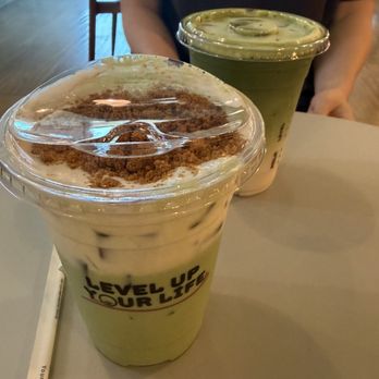 Meccha Matcha - Banana matcha latte, vanilla oatmilk latte - Desserts Near Me - Long Beach, California Meccha Matcha - Banana matcha latte, vanilla oatmilk latte - Desserts Near Me - Long Beach, California