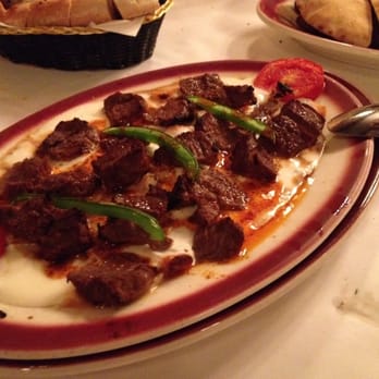 Taci's Beyti - Lamb Kebab in Yogurt Sauce - Turkish Near Me - Brooklyn, New York Taci's Beyti - Lamb Kebab in Yogurt Sauce - Turkish Near Me - Brooklyn, New York