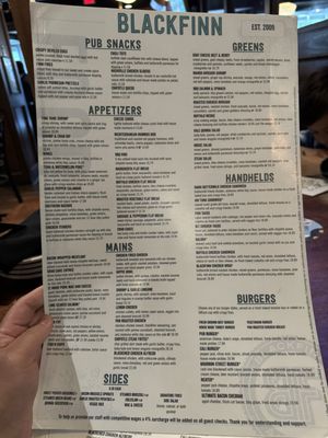 Menu photo 3 Blackfinn Ameripub - DC Washington, DC, DC Menu photo 3 Blackfinn Ameripub - DC Washington, DC, DC