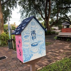 Lieber Park - Art on the back of the library