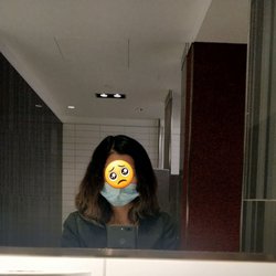 Kamiya Hairdressing - My hair perm ten minutes after it was done. Sets you at approx $350.