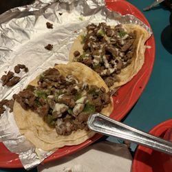 Steak tacos.