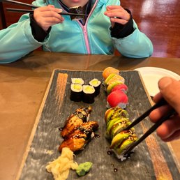 Ungai Avocado Roll Rainbow Roll Eel Roll Ungai Avocado Roll Rainbow Roll Eel Roll