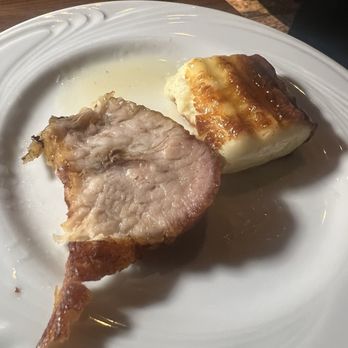 Fogo de Chão - Pork belly and grilled cheese with honey - Brazilian Near Me - Las Vegas, Nevada Fogo de Chão - Pork belly and grilled cheese with honey - Brazilian Near Me - Las Vegas, Nevada