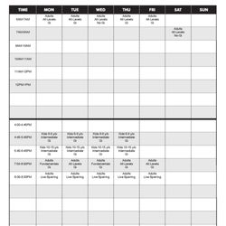 Ultra Jiu Jitsu Academy - Bouquet Canyon Schedule