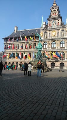 Antwerp City Hall by null