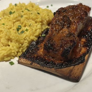 Stonewood Grill & Tavern - Cedar Plank Roasted Salmon - New American Near Me - Jacksonville, Florida Stonewood Grill & Tavern - Cedar Plank Roasted Salmon - New American Near Me - Jacksonville, Florida