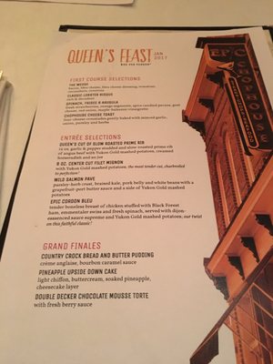 Menu photo 8 Epic Chophouse Mooresville, NC